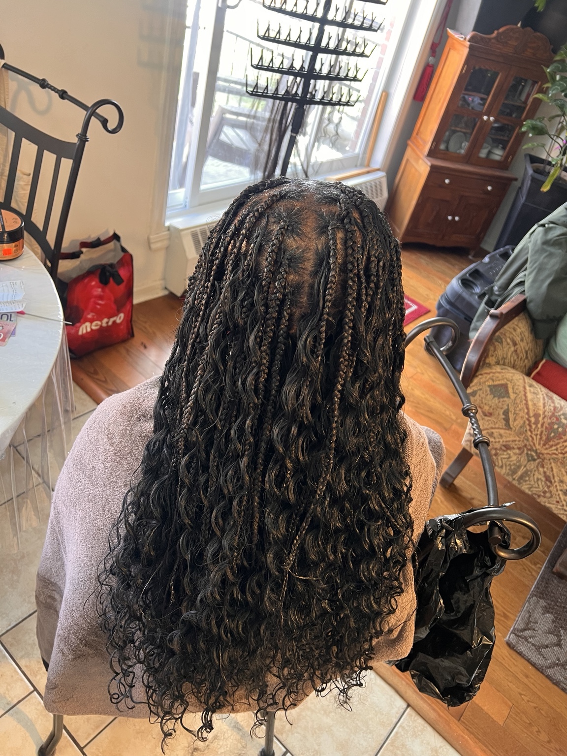Long boho braids